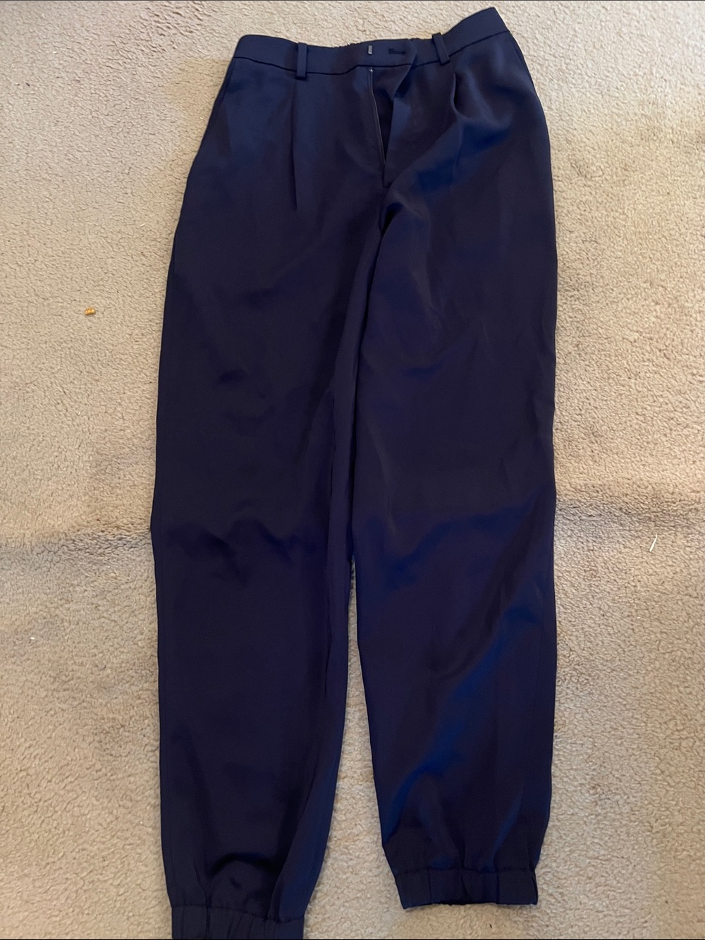 Uniqlo Dark Navy Dress Jogger Pants